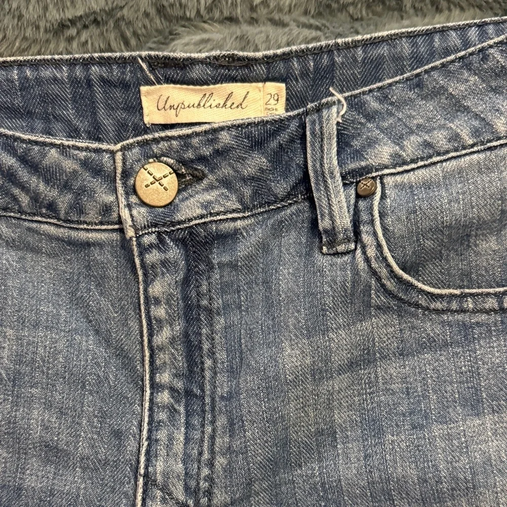 Casual Blue Denim Jean Shorts